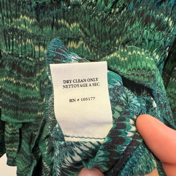 Ulla Johnson NWT Silvia Peacock Dress Sz 2 Silk w/ Ruffles - Picture 8 of 10